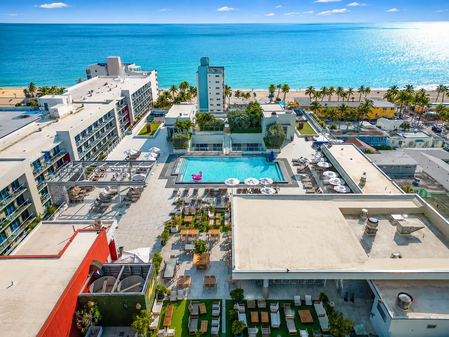 Costa Hollywood rooftop and ocean