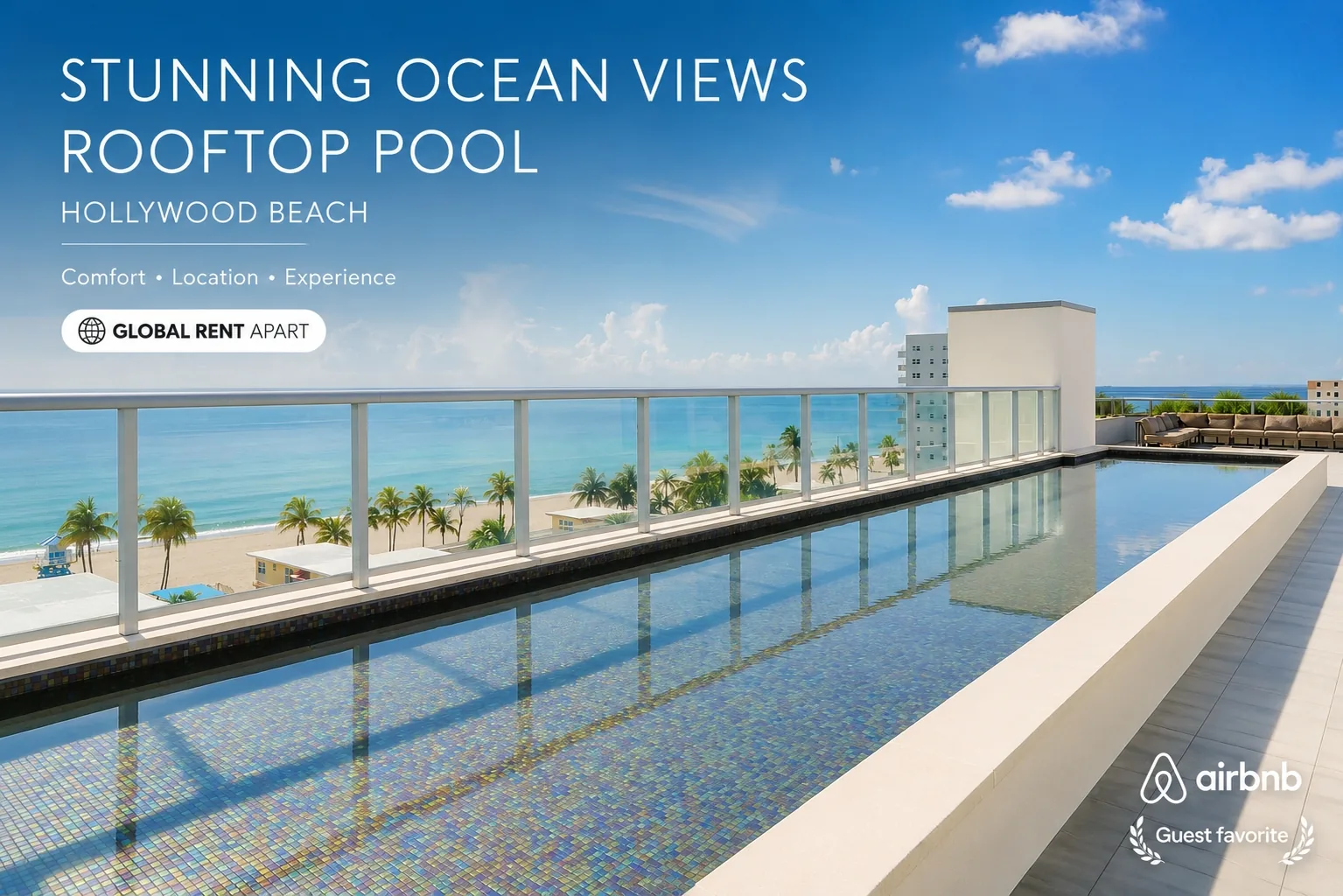 Luxe Costa Hollywood: 1BR, Sleeps 4. Rooftop Pool photo 15