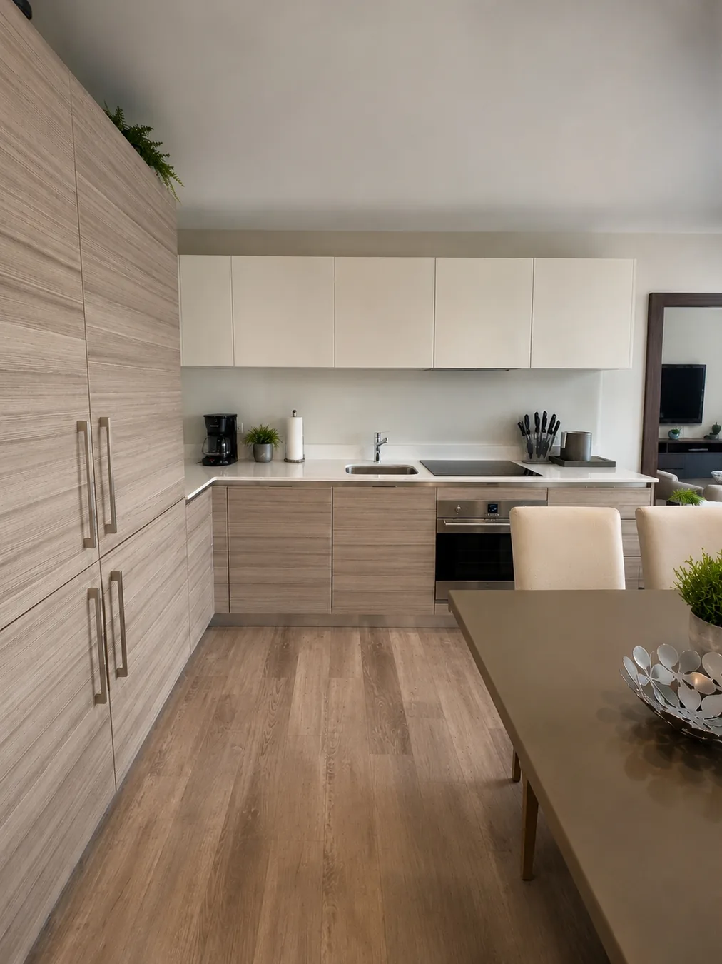 Modern apartment with balcony and partial sea view photo 13