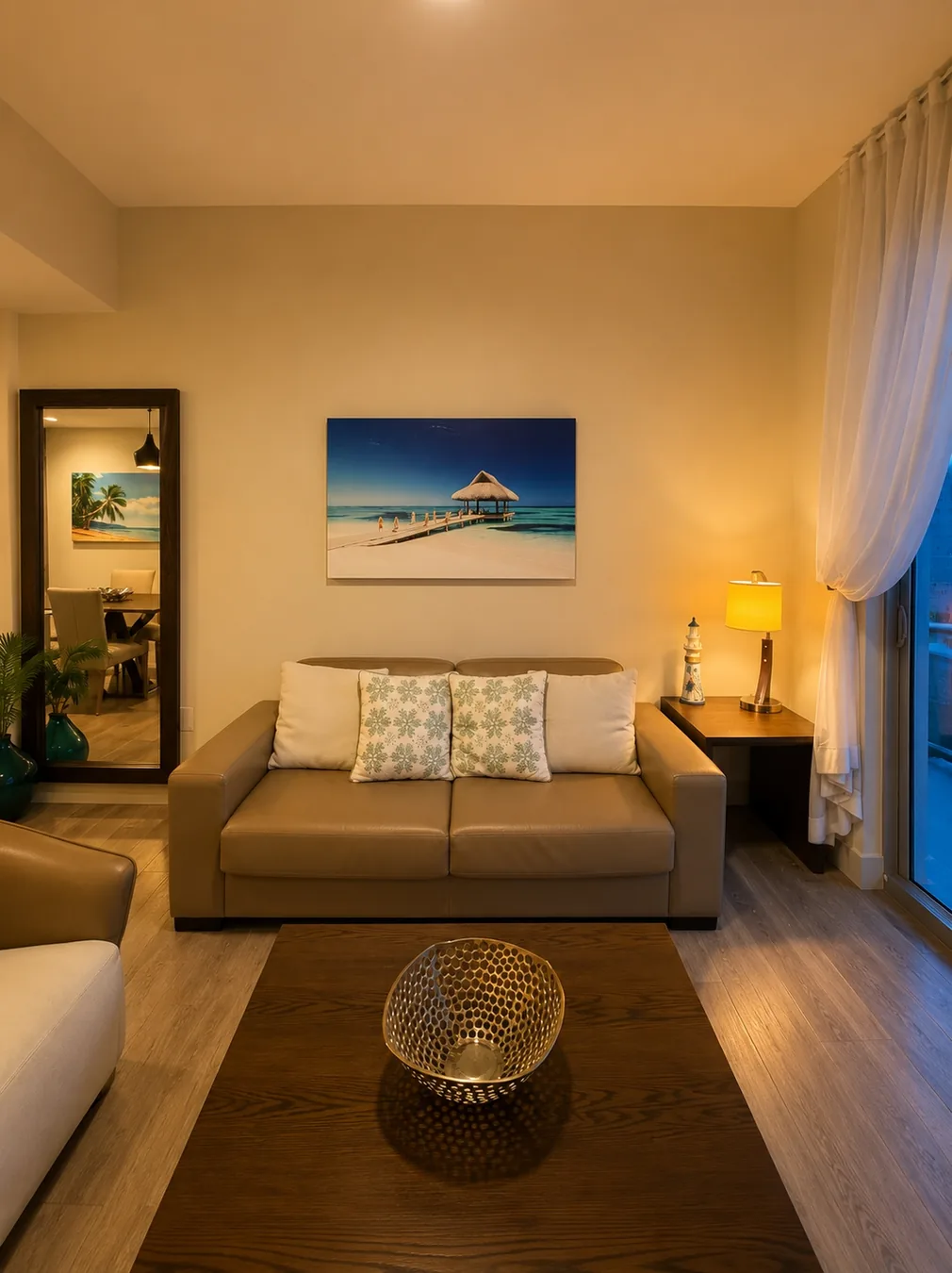 Modern apartment with balcony and partial sea view photo 3