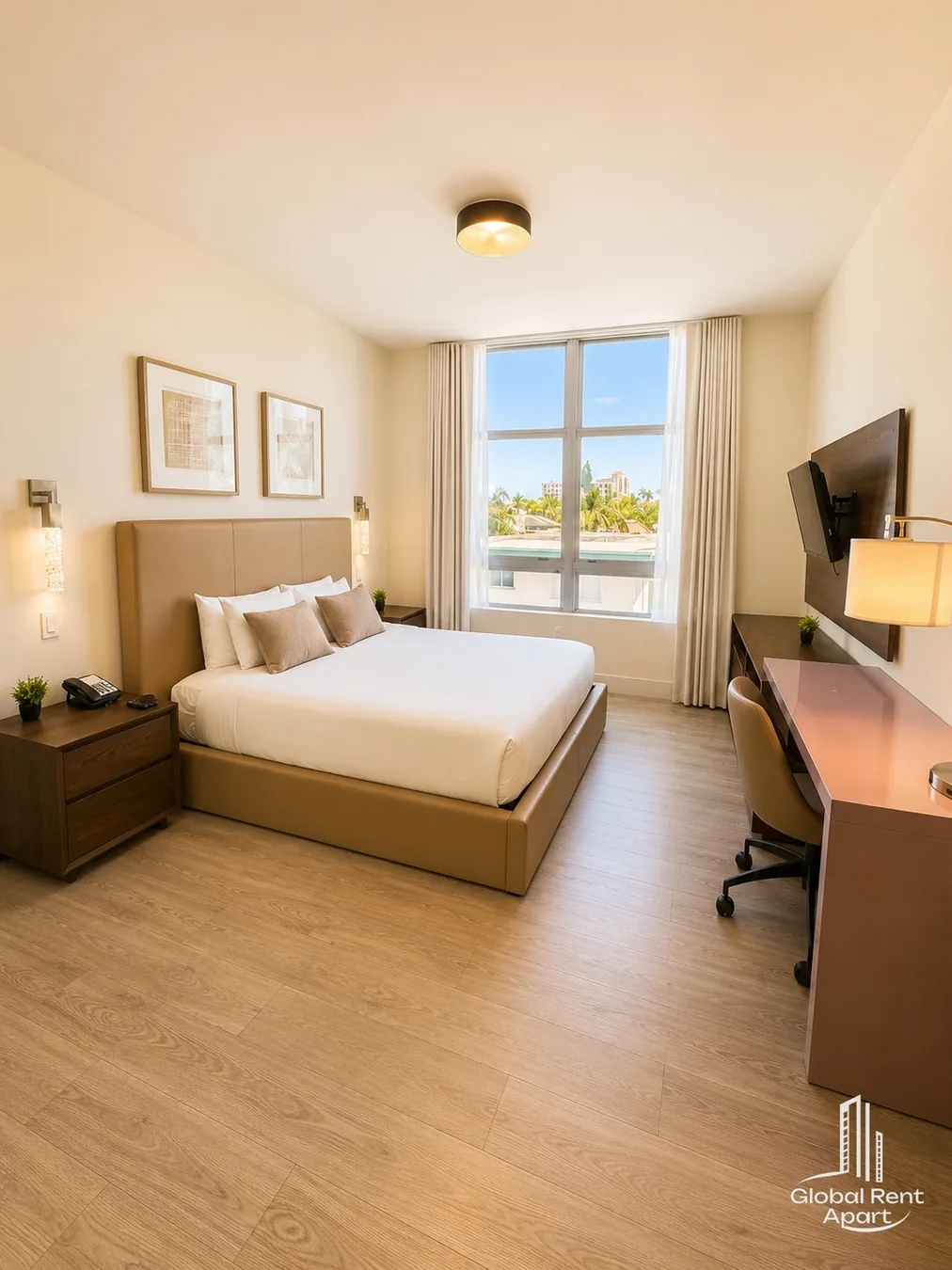 Beachfront Bliss: Studio with Super Rooftop Pool photo 1